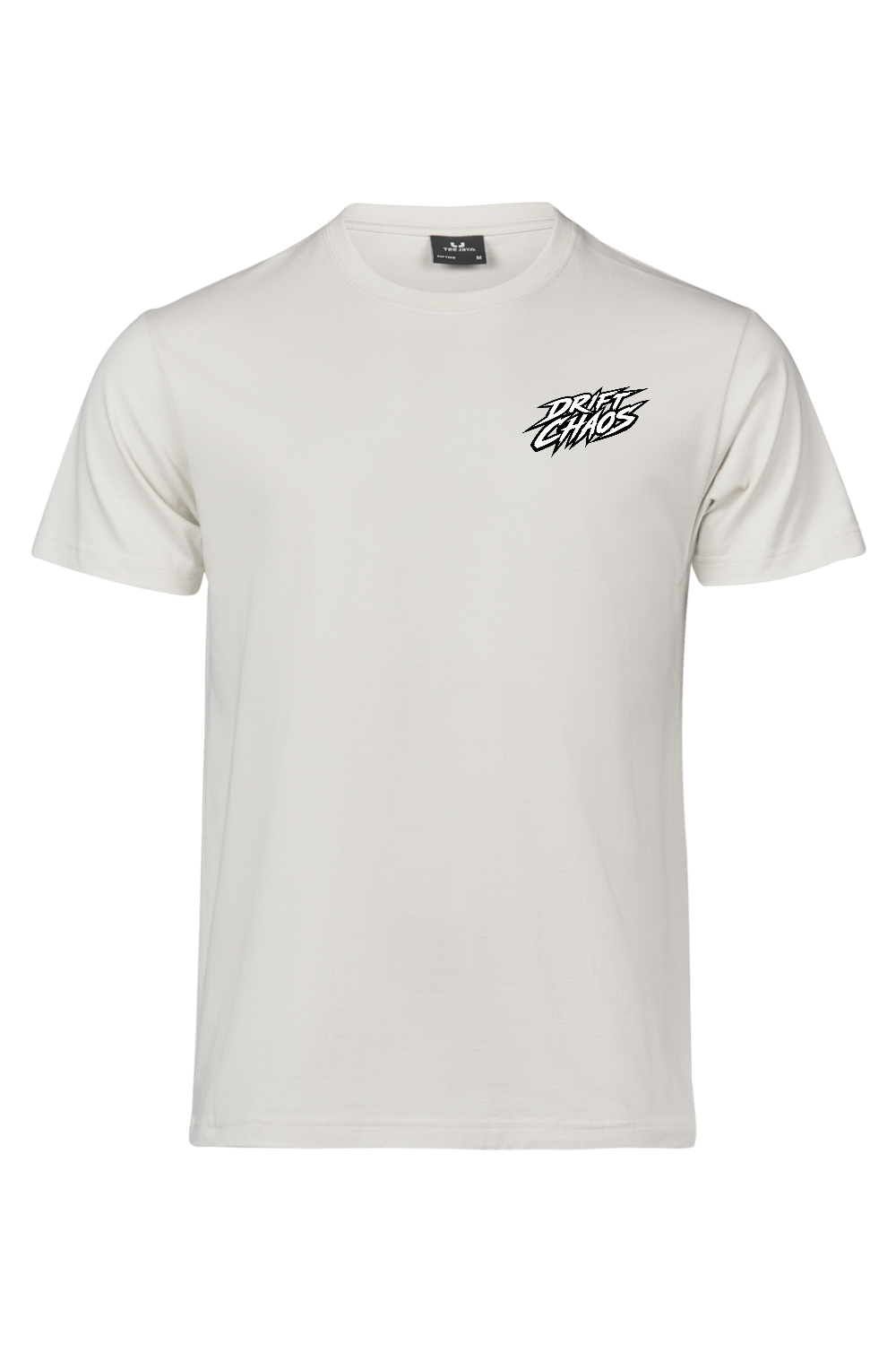 Valkoinen T-Paita // DRIFT CHAOS // Valkoinen Pieni Logo